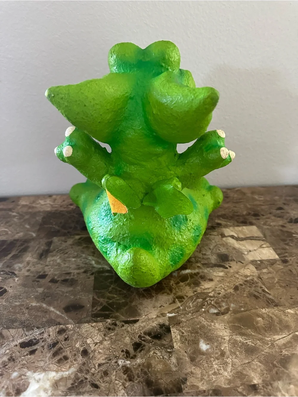 Green & Purple Plush Dragon Small Pet Toy